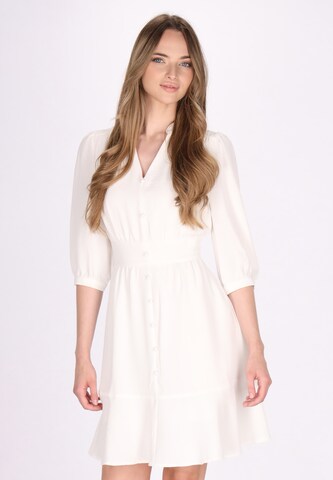 DreiMaster Vintage Cocktail Dress in White: front