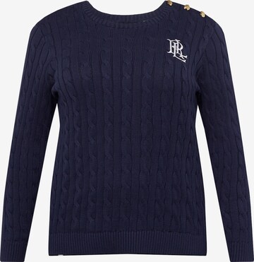 Lauren Ralph Lauren Plus Sweater 'MONTIVA' in Blue: front
