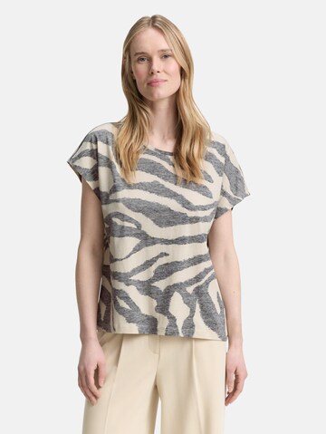 TOM TAILOR Shirt in Bruin: voorkant