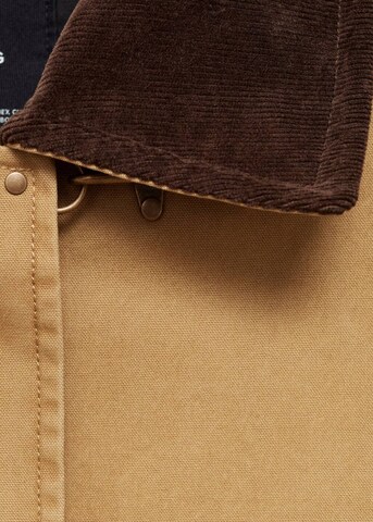 MANGO Parka 'Fire' in Braun