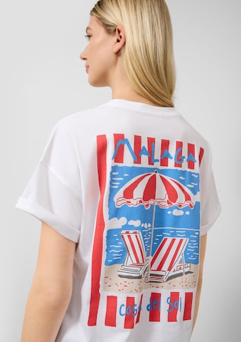 T-shirt QS en blanc