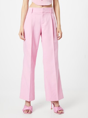 Loosefit Pantaloni con pieghe 'Tammie' di Gina Tricot in rosa: frontale