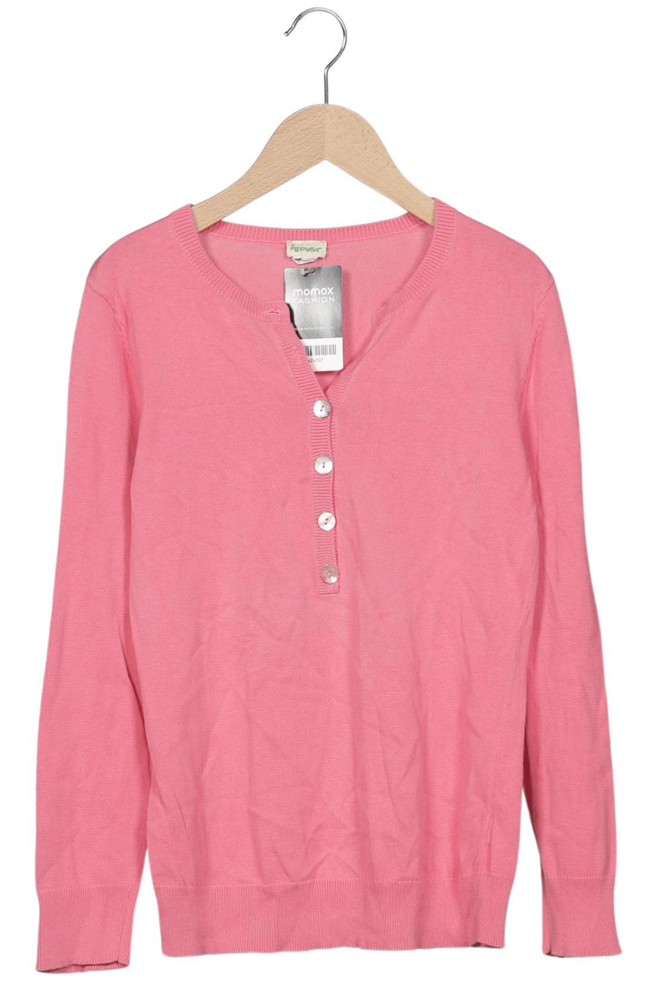 hessnatur Sweater & Cardigan in XS in Pink: front