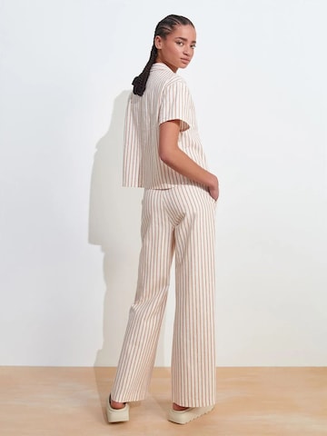 Dilvin Wide leg Pants in Orange