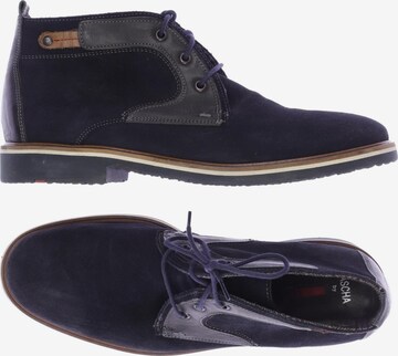 LLOYD Flats & Loafers in 40 in Blue: front