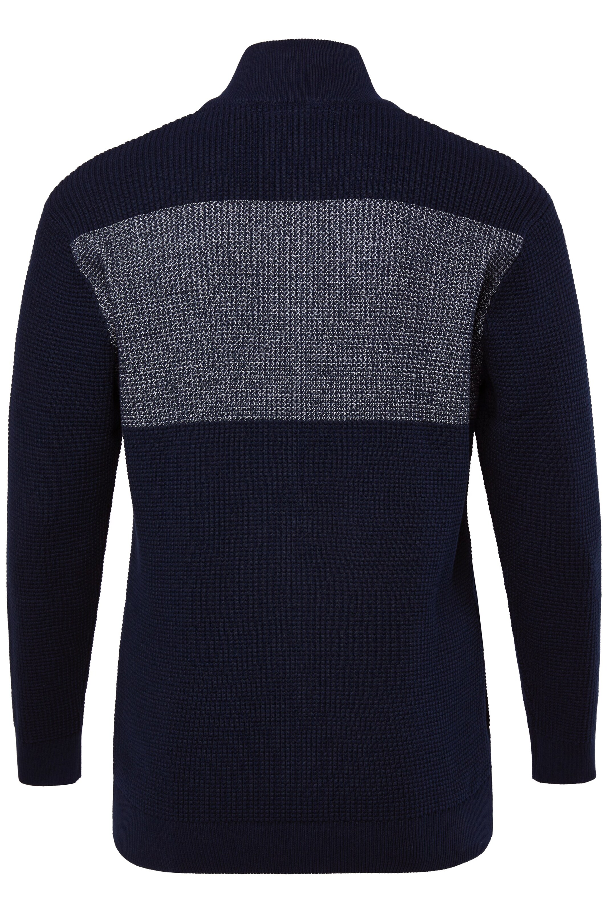 Men Plus Strickjacke in Blau