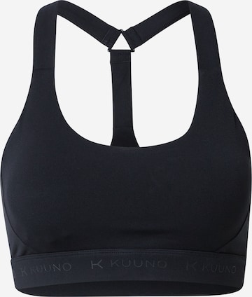 KUUNO Bustier Sport-BH in Schwarz: predná strana