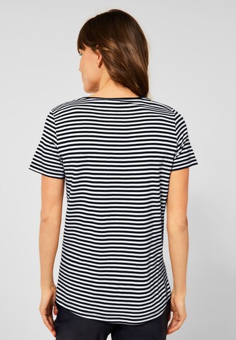 CECIL T-Shirt 'Striped' in Blau