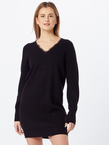 Y.A.S Knit dress 'Bridie' in Black: front