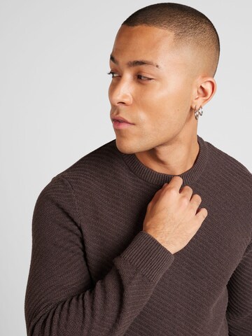 Only & Sons Pulover 'ONSFOSTER' | rjava barva