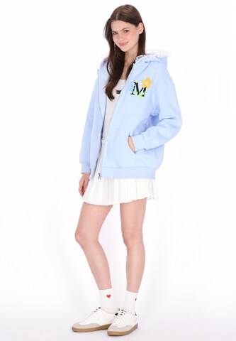 MYMO - Sudadera con cremallera en azul