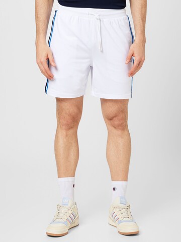 Sergio Tacchini Regular Shorts 'DAMARINDO' in Weiß: predná strana