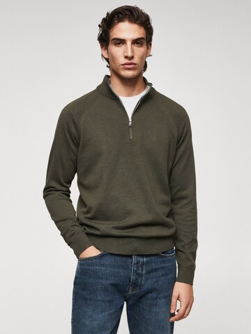 MANGO MAN Pullover 'Tenp' i grøn: forside