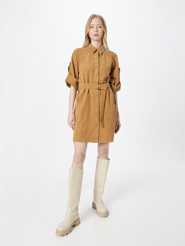 Molly BRACKEN Shirt dress in Brown: front