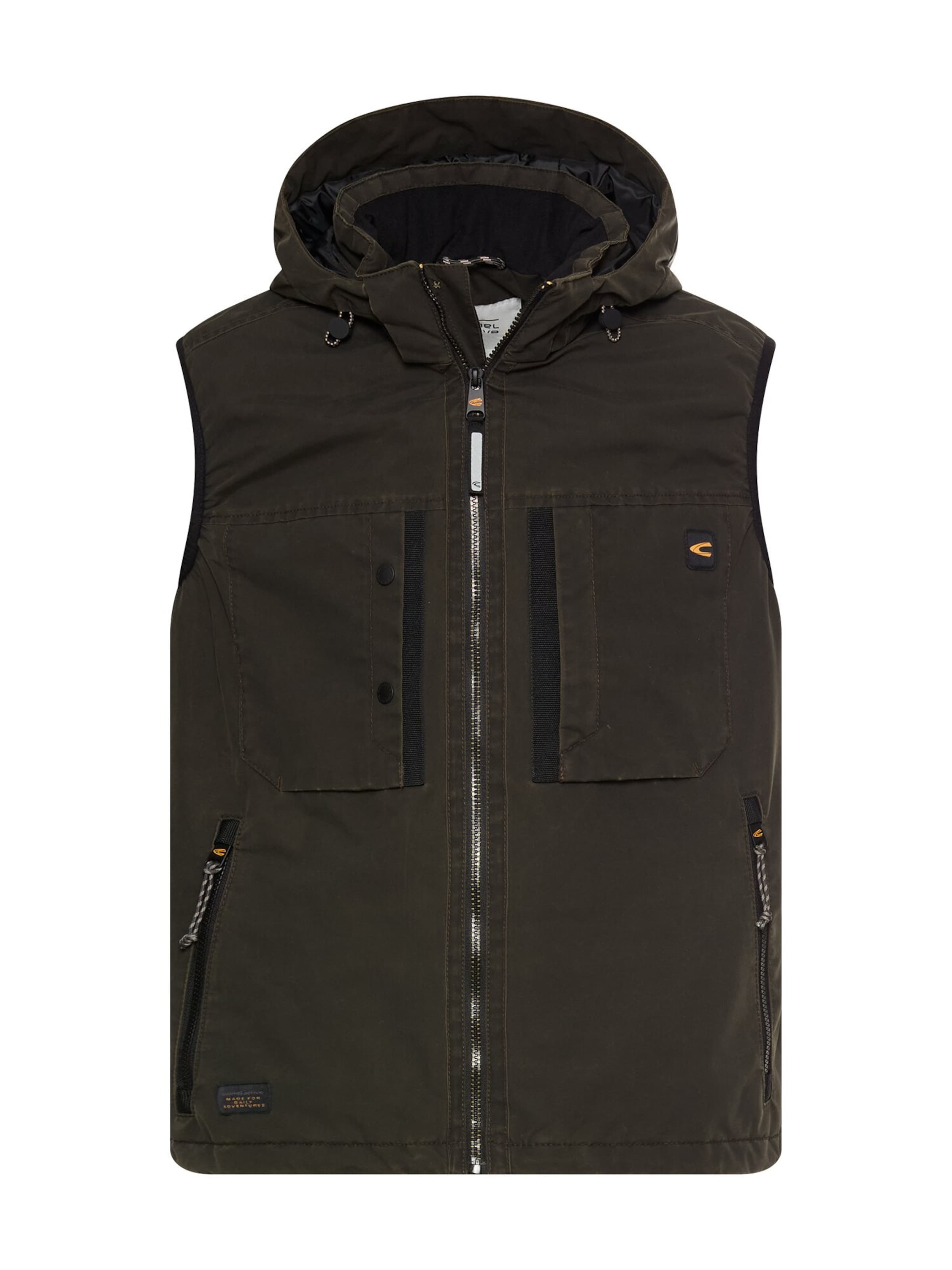 CAMEL ACTIVE Vest in Brown: front