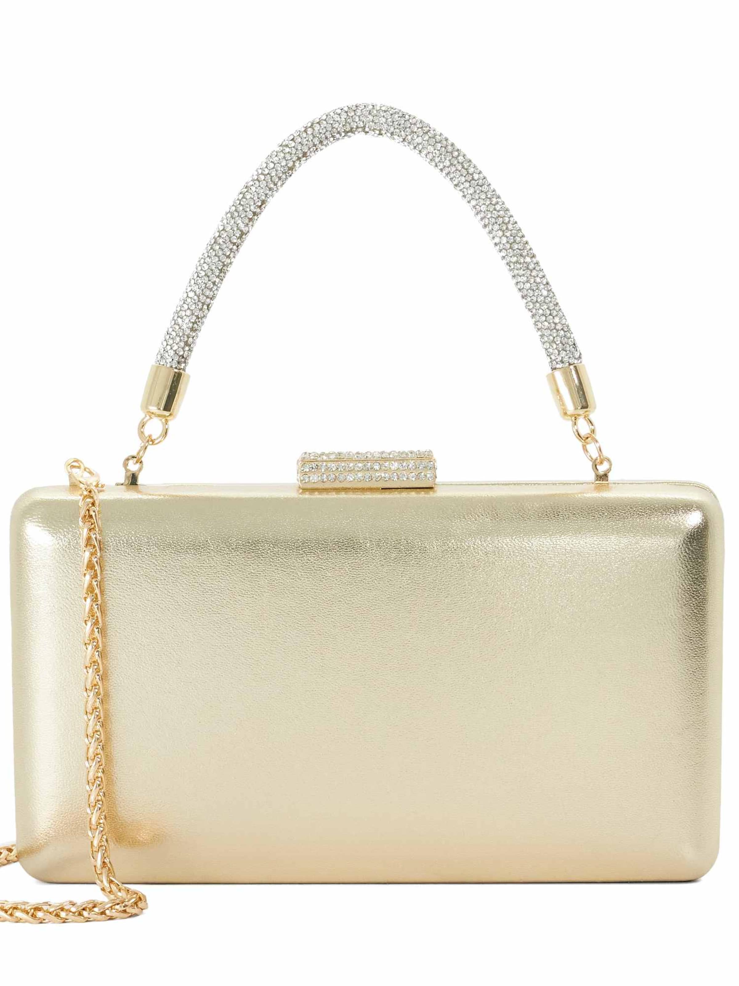 Pochette 'Beaut' Dune LONDON en or : devant