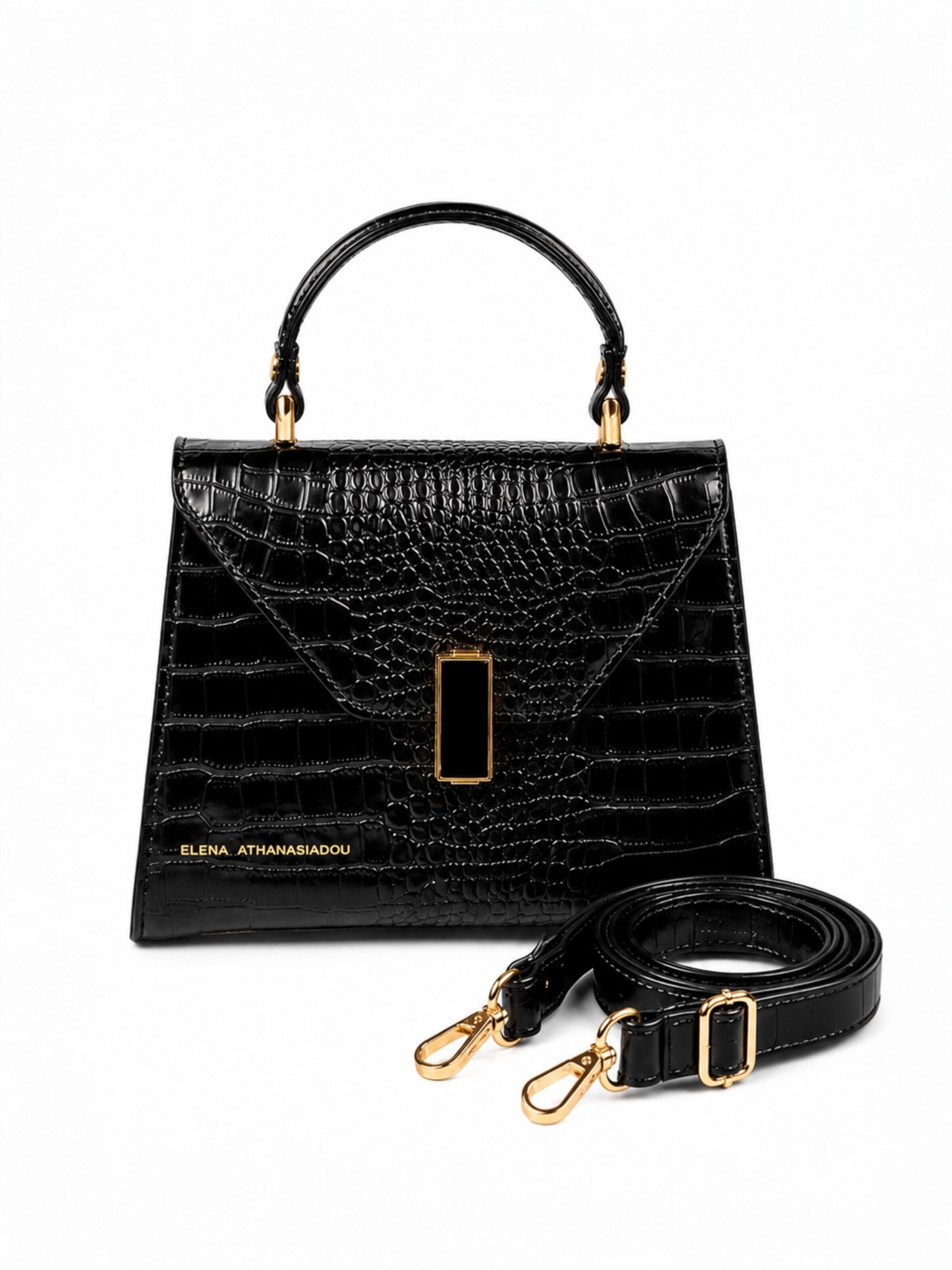 Elena Athanasiadou Handbag 'La Regina' in Black: front