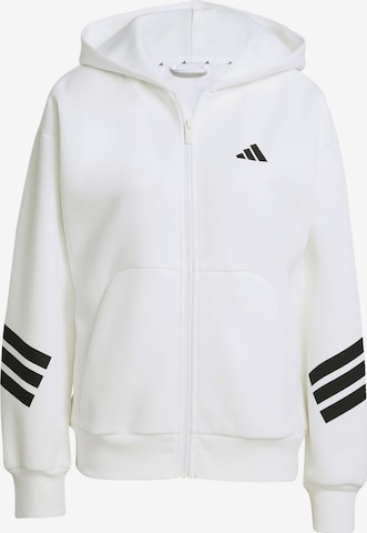 Giacca di felpa sportiva 'Future Icons' di ADIDAS SPORTSWEAR in bianco: frontale