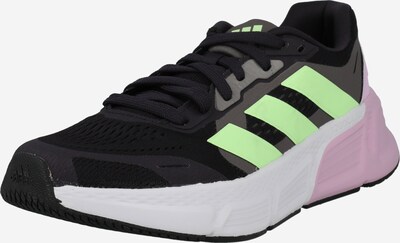 ADIDAS PERFORMANCE Loopschoen 'QUESTAR 2' in de kleur Lichtgroen / Lila / Zwart, Productweergave