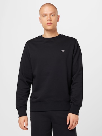 GANT Sweatshirt in Zwart: voorkant