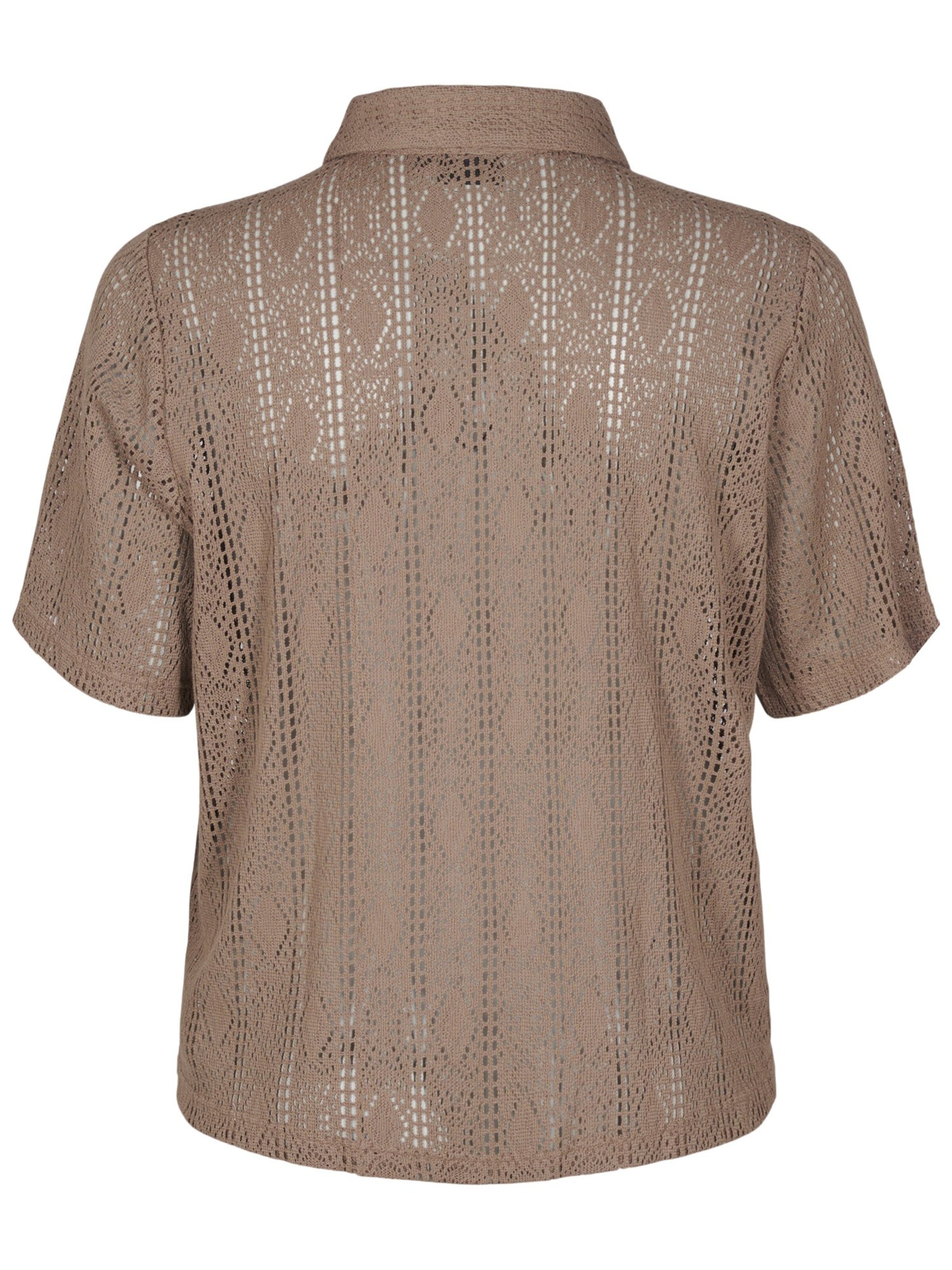 Zizzi Bluza 'Vjady' | rjava barva