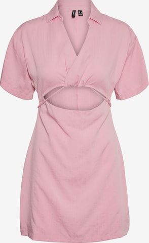 VERO MODA Kleid 'Regitze' in Pink: predná strana