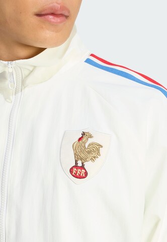 ADIDAS PERFORMANCE Sportjas 'Frankreich Rugby 120 Years Crunch Anthem' in Wit