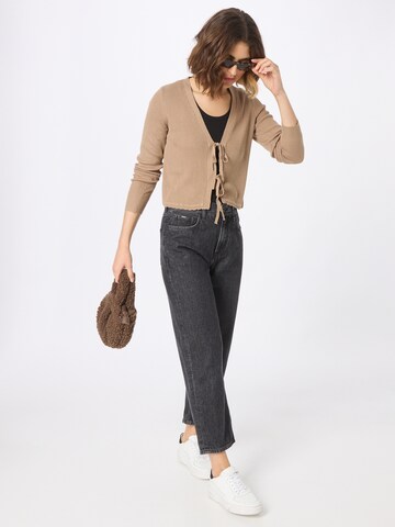 VILA Knit cardigan 'POPSA' in Brown