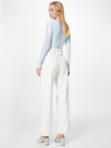 Monki Wide leg Jeans in White