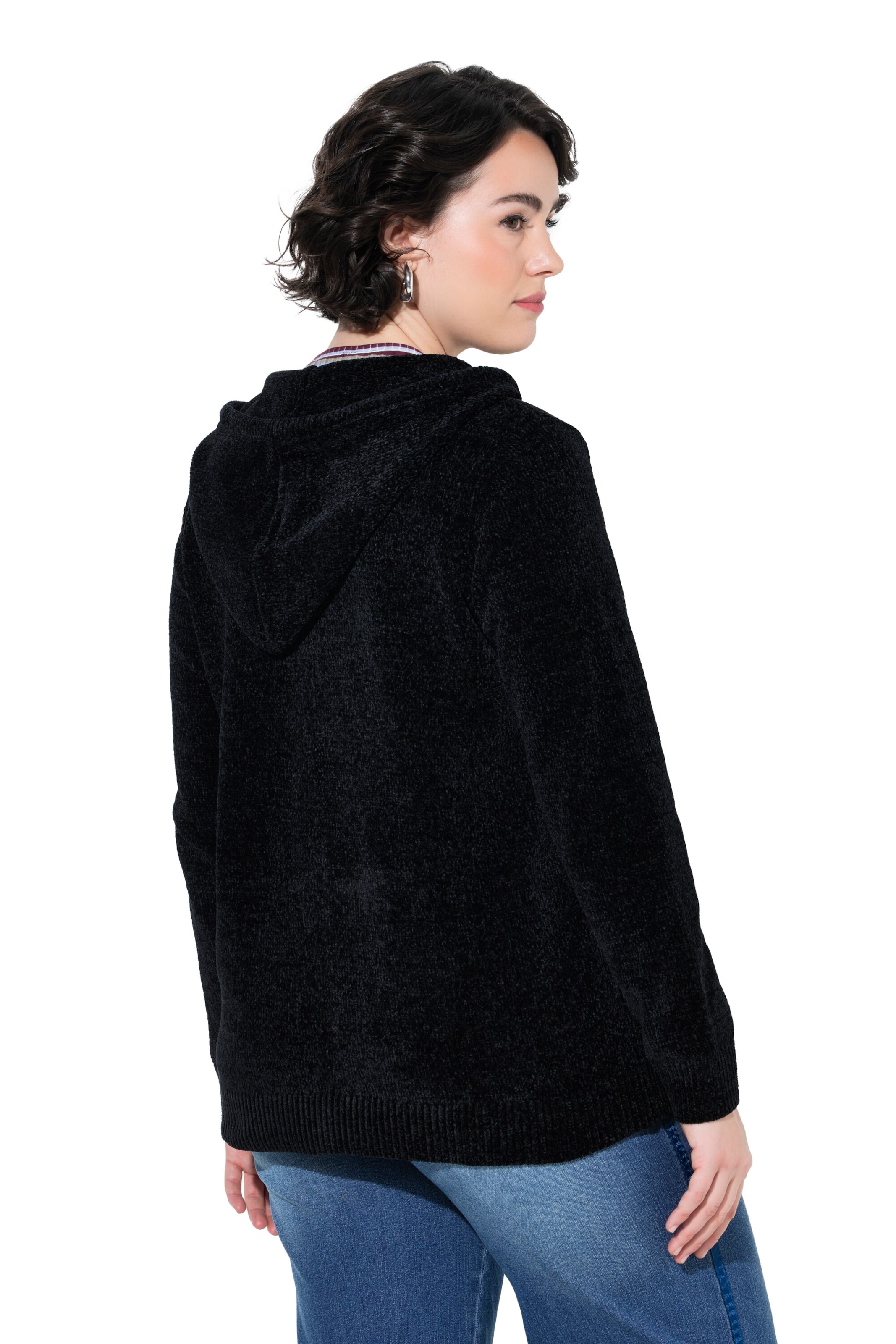Ulla Popken Knit cardigan in Black