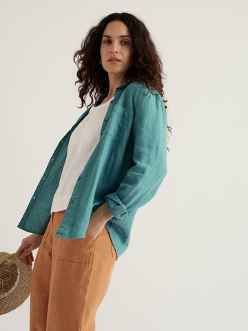 Seasalt Cornwall Blouse 'Hazel Branch' in Blauw