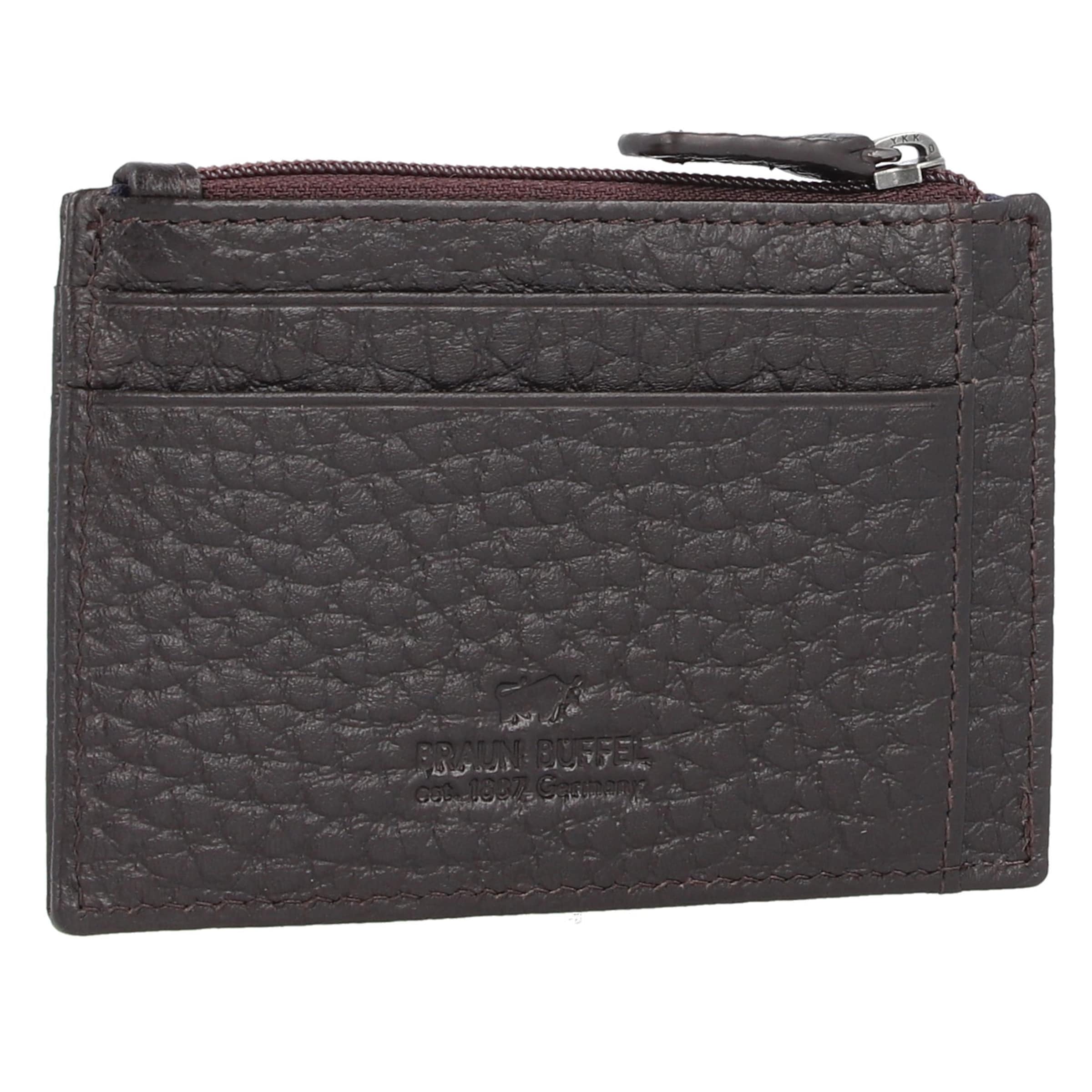 Porte-monnaies 'Yannik' Braun Büffel en marron