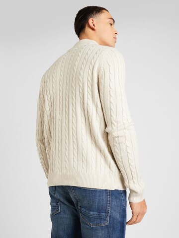 BRAVE SOUL Sweter w kolorze beżowy
