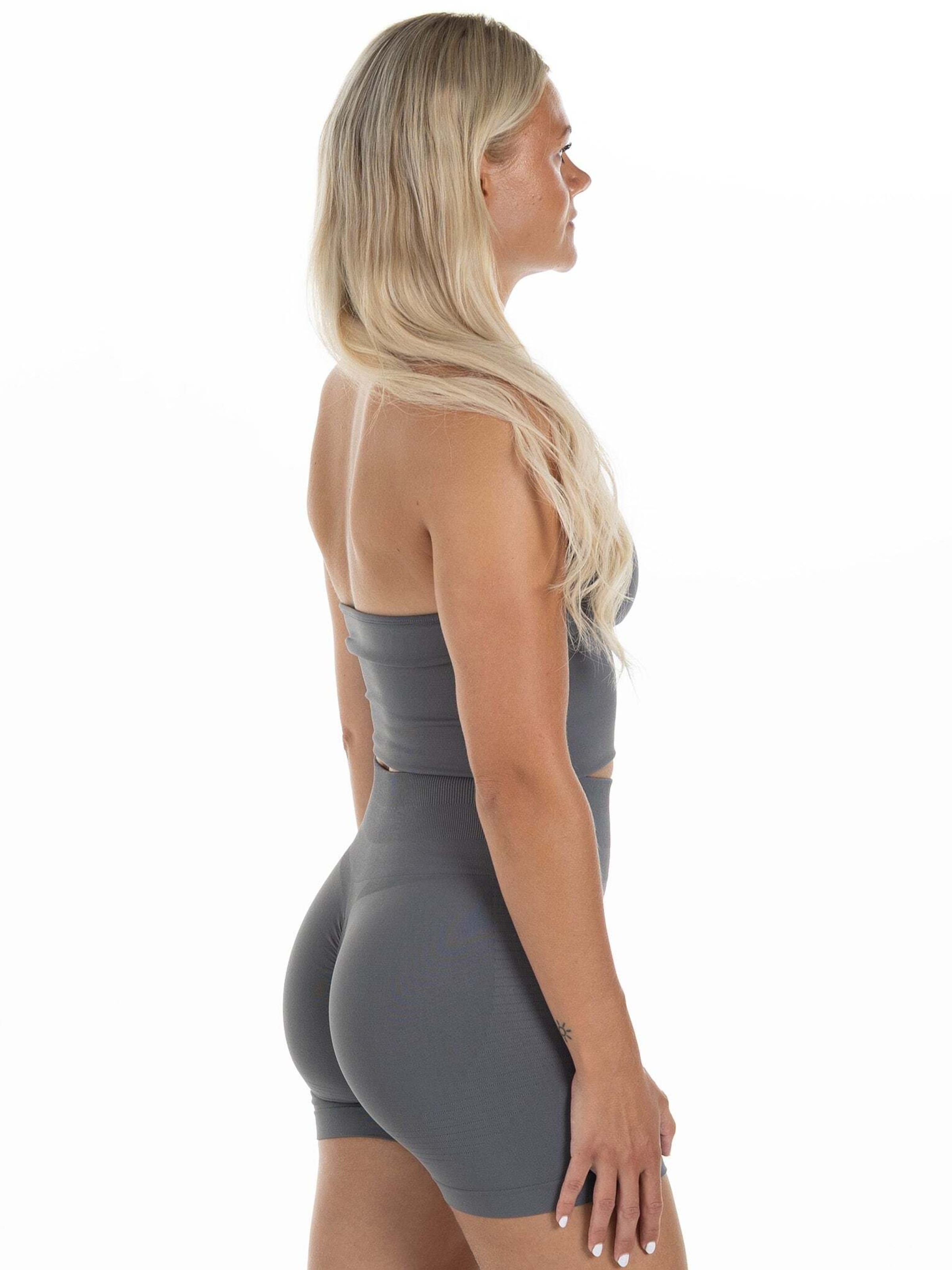 Bustier Soutien-gorge de sport 'Sleek' Divina en gris