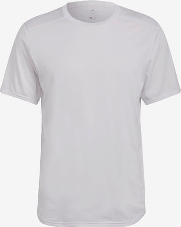 ADIDAS SPORTSWEAR - Camisa funcionais 'Designed 4 Running' em branco: frente