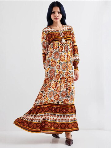 Robe 'Midi' Bigdart en marron : devant