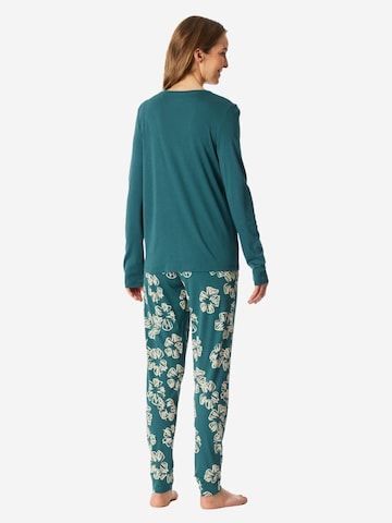 SCHIESSER Pajama 'Modern Nightwear' in Green