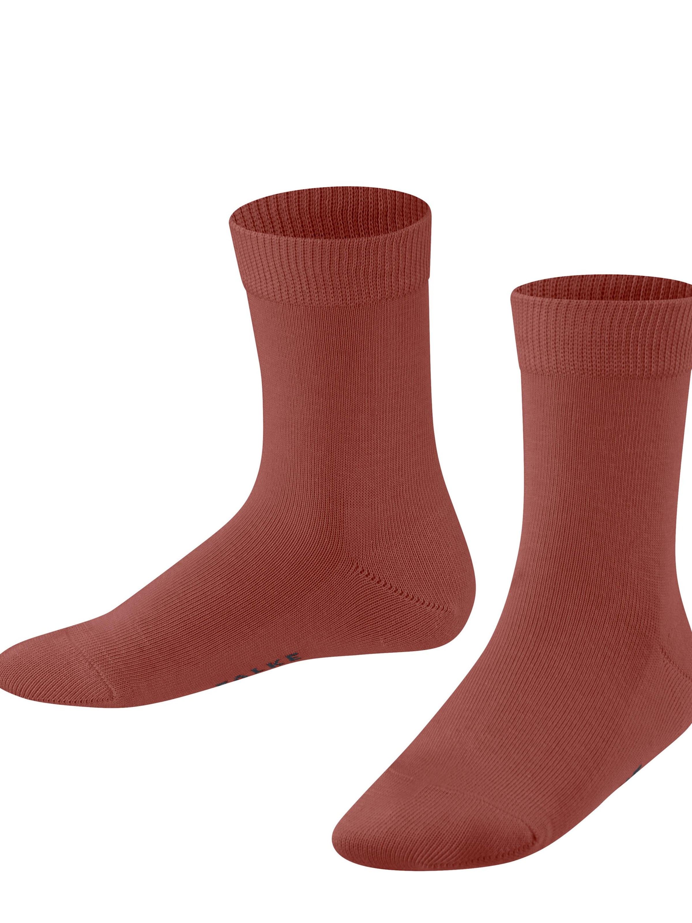 FALKE Socks 'Family' in Red: front