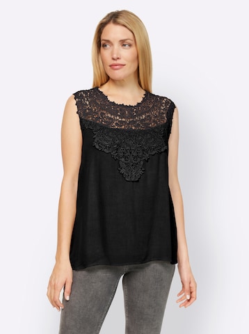 heine - Top en negro: frente