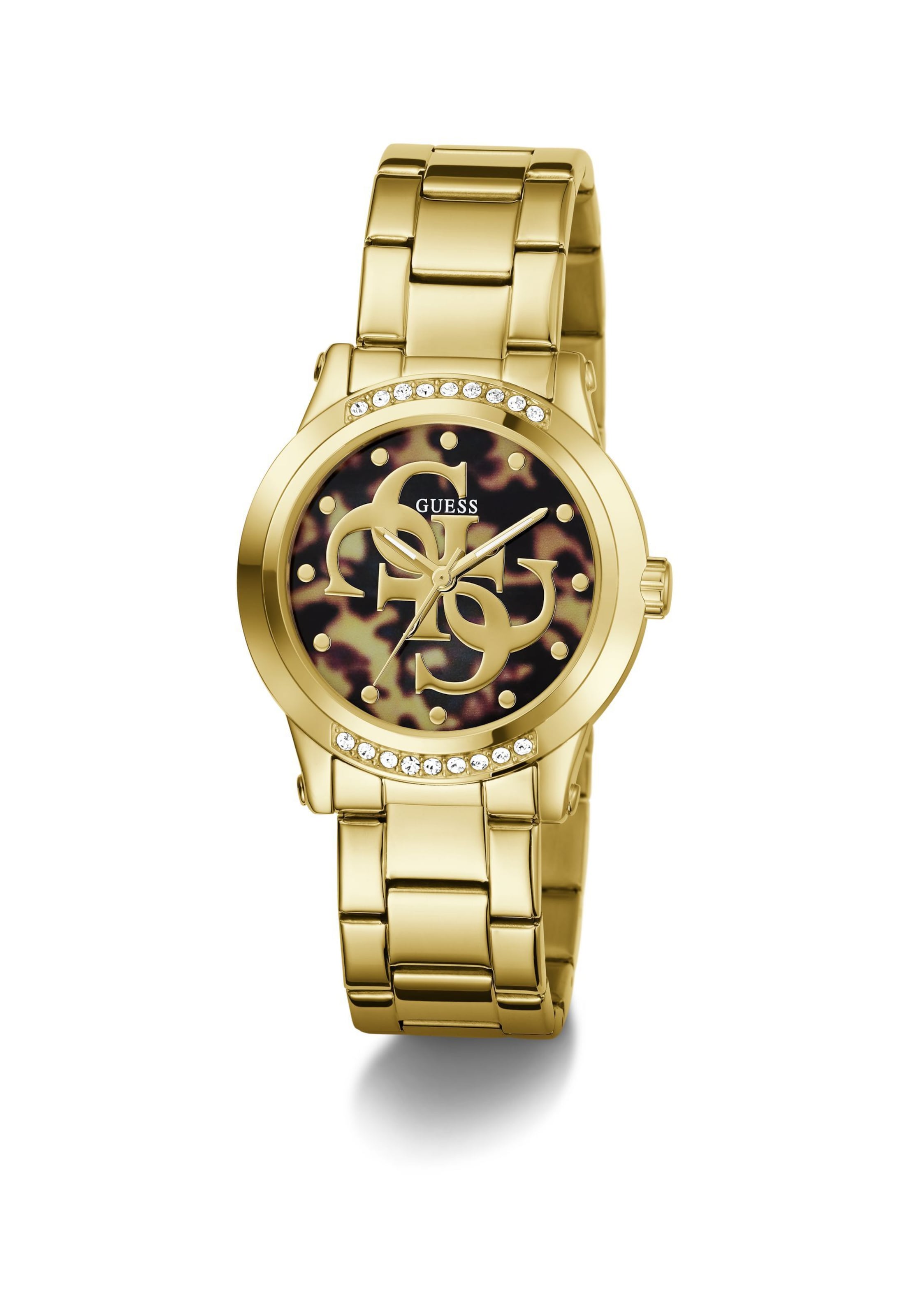 GUESS Analog klocka 'ANNETTE' i guld