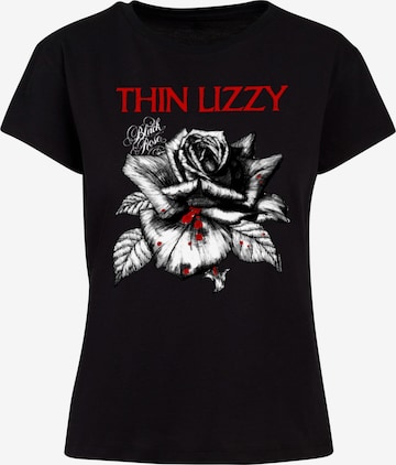Maglietta 'Thin Lizzy - Rose' di Merchcode in nero: frontale