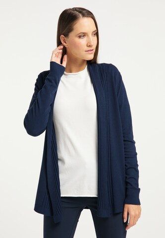 DreiMaster Klassik Knit Cardigan in Blue: front