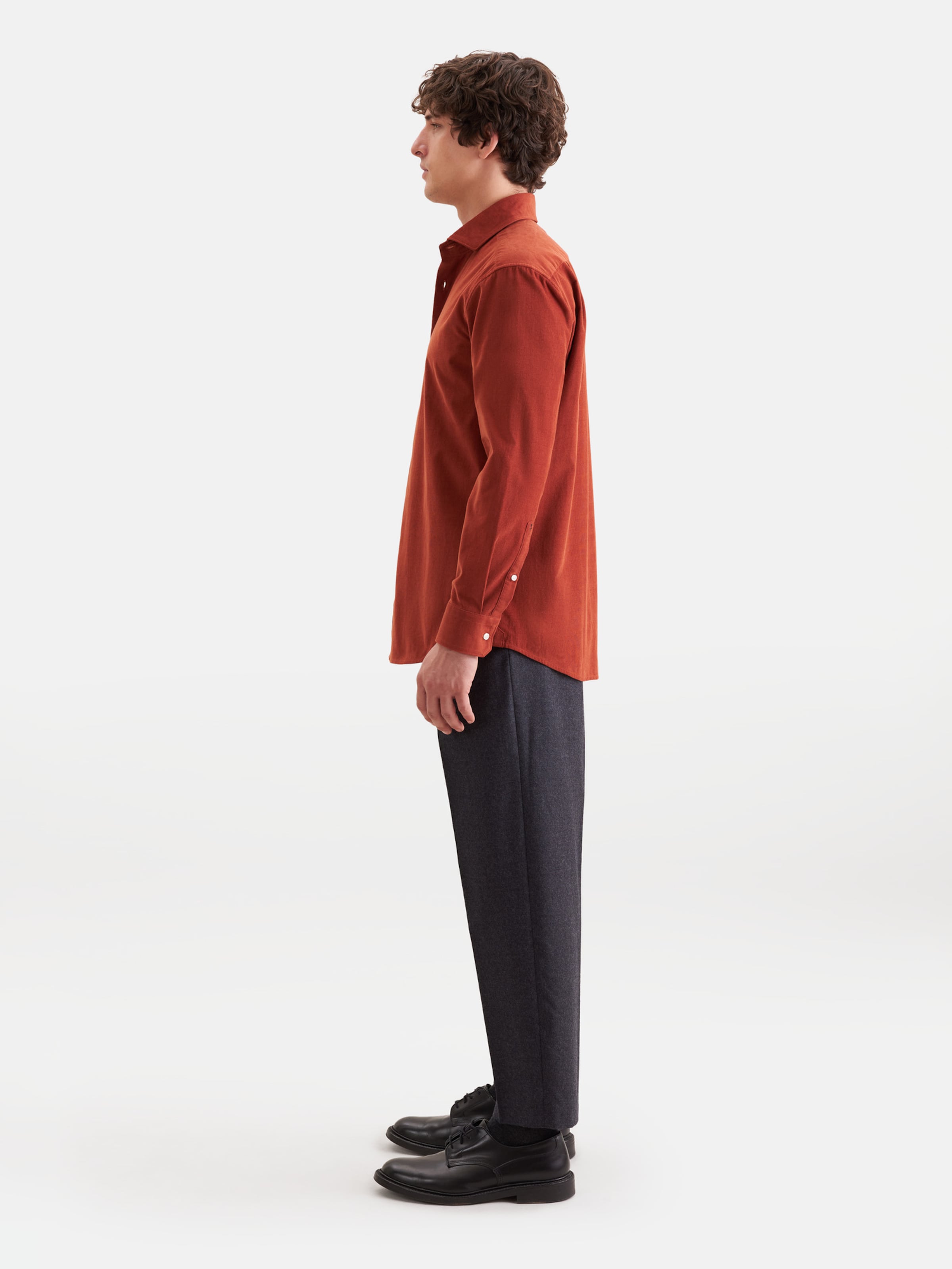 SEIDENSTICKER Regular fit Button Up Shirt in Orange