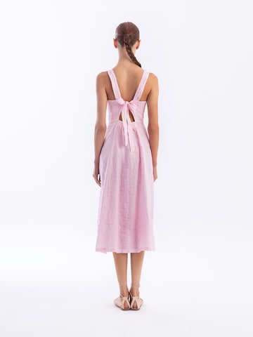 Robe 'Haris' Haris Cotton en rose
