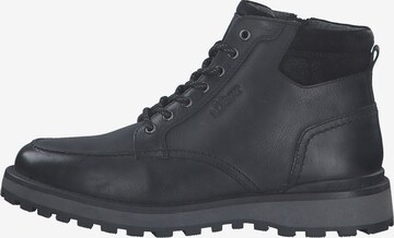 s.Oliver - Botas con cordones en negro