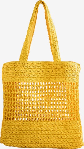 Sac de plage Next en jaune : devant