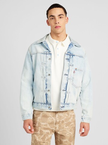 LEVI'S ® Přechodná bunda 'TYPE I' – modrá: přední strana