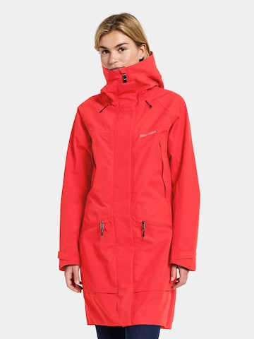 Manteau outdoor 'Ilma' Didriksons en rouge : devant