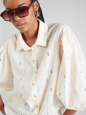 Lollys Laundry Bluse 'Heidi' i beige