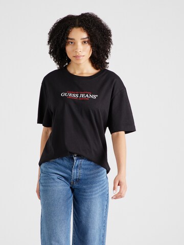 Maglietta di GUESS JEANS in nero: frontale